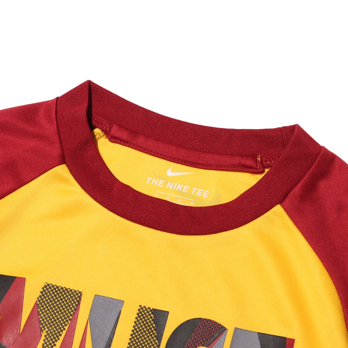 NIKE MUST NONSTOP DRI-FIT RAGRAN L/S TEE AMARILLOの画像