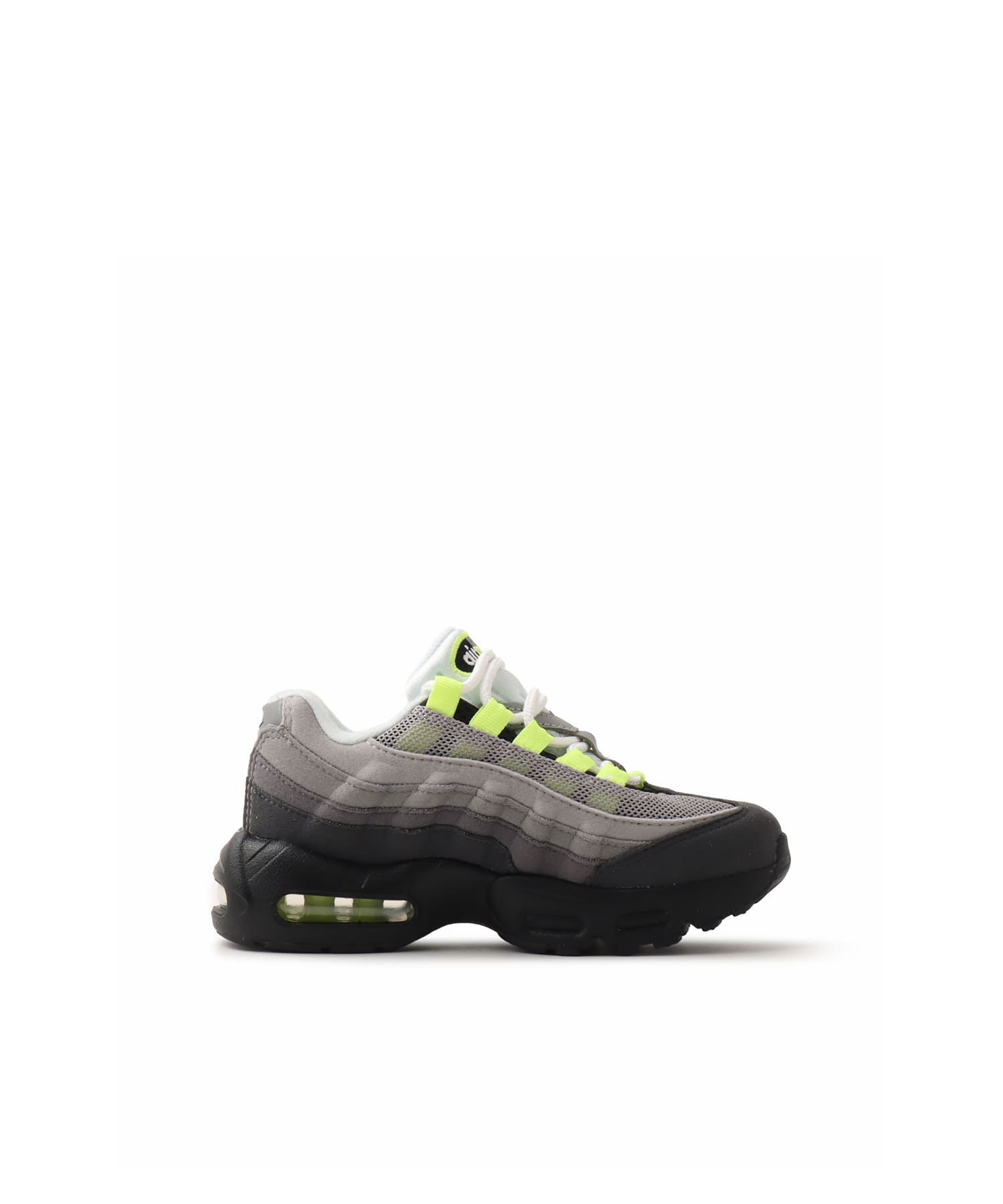 NIKE AIR MAX 95 S (PS) BLACK/NEON YELLOW-ANTHRACITE-LT GRAPHITEの画像