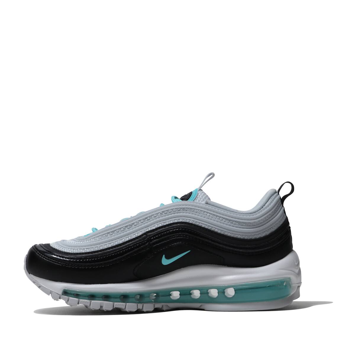 green black and white air max 97