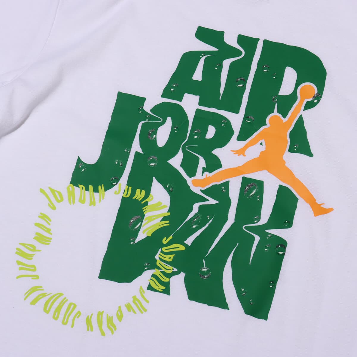 JORDAN BRAND FUEL UP COOL DOWN DROPS SS TEE WHITE の画像