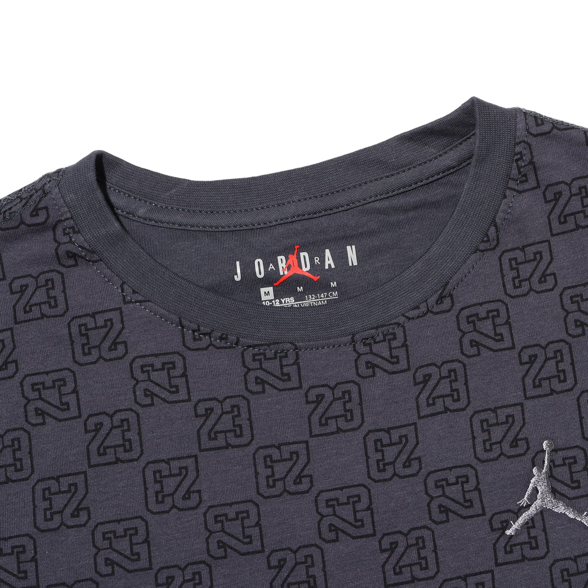 JORDAN BRAND KIDS 23 MONOGRAM AOP SS TEE BLACK の画像
