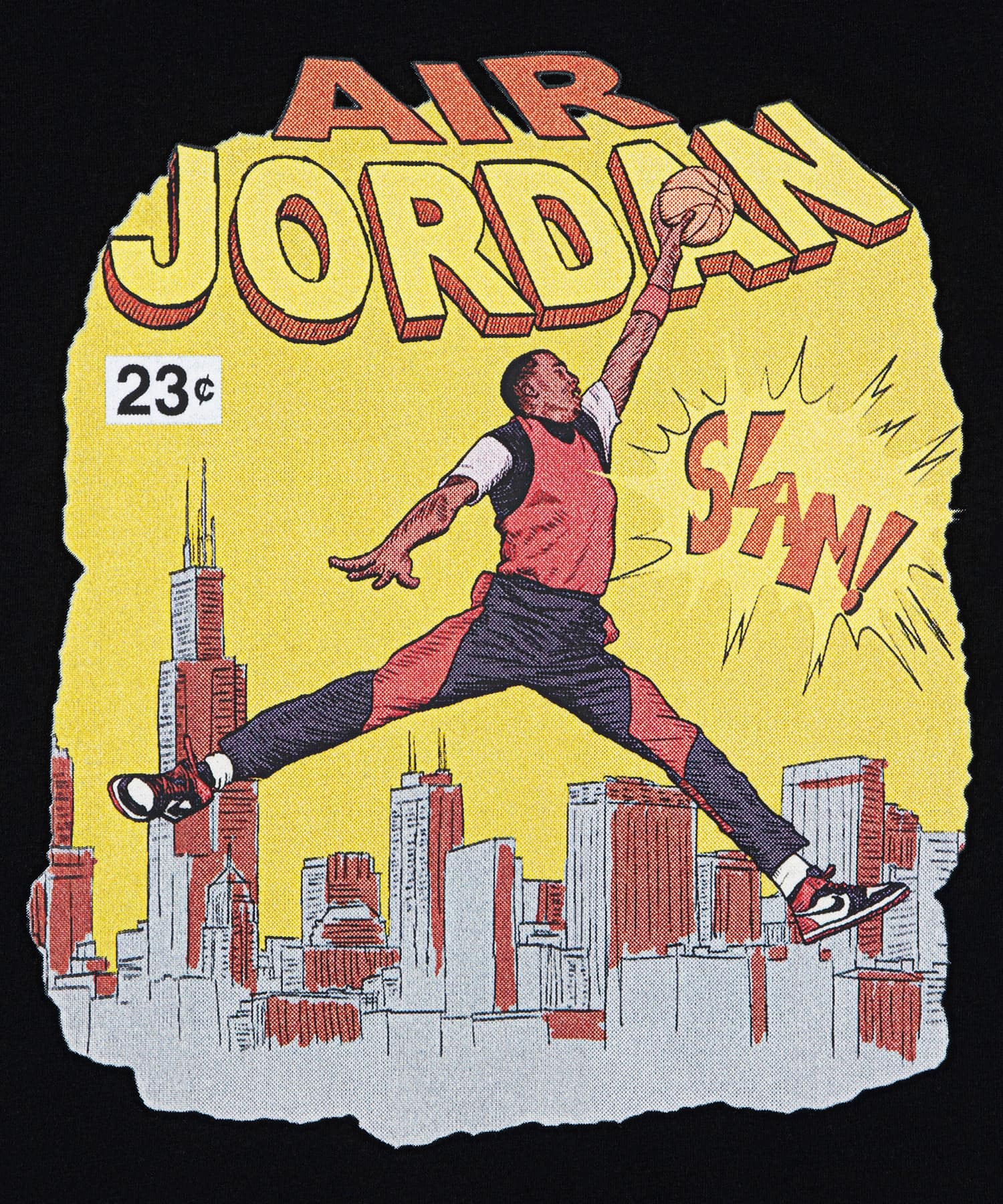 JORDAN BRAND COMIC SLAM TEE BLACKの画像