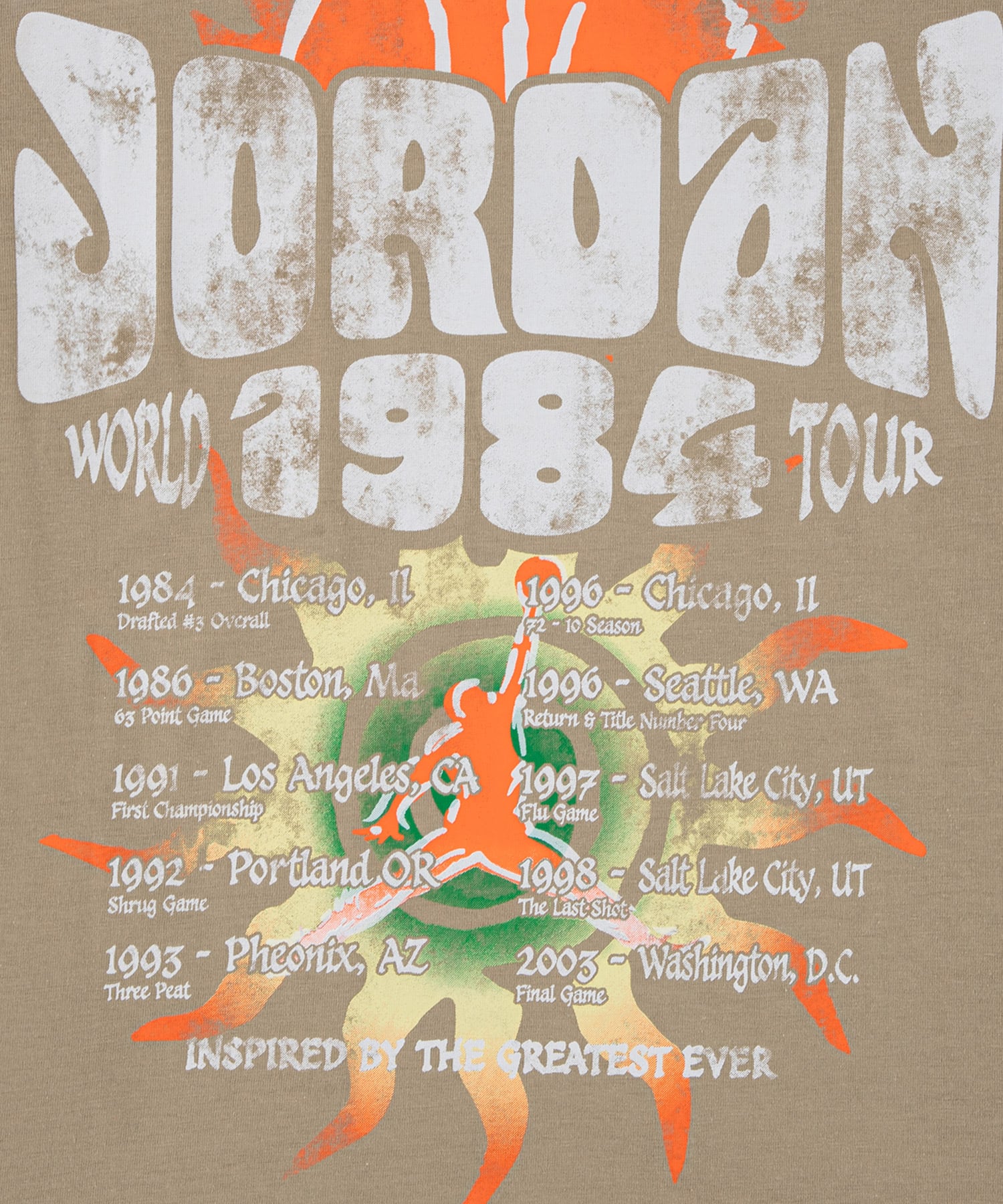 JORDAN BRAND Michael Jordan `1984 WORLD TOUR XXIII BROWN