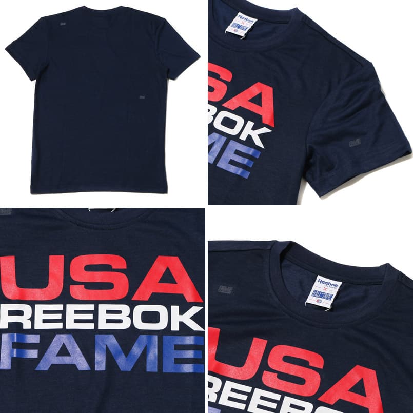 Reebok HOF FAME GR TEE  COLLEGE NAVYの画像