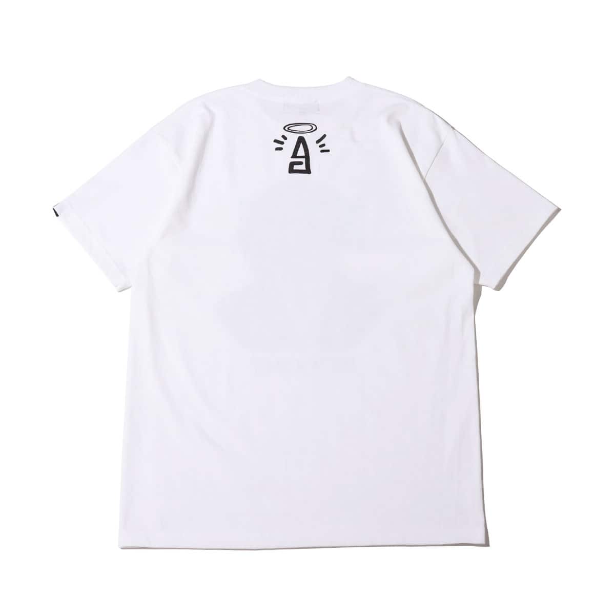 ANARC BEZOOMY TEE WHITE/GREEN 21SU-Iの画像