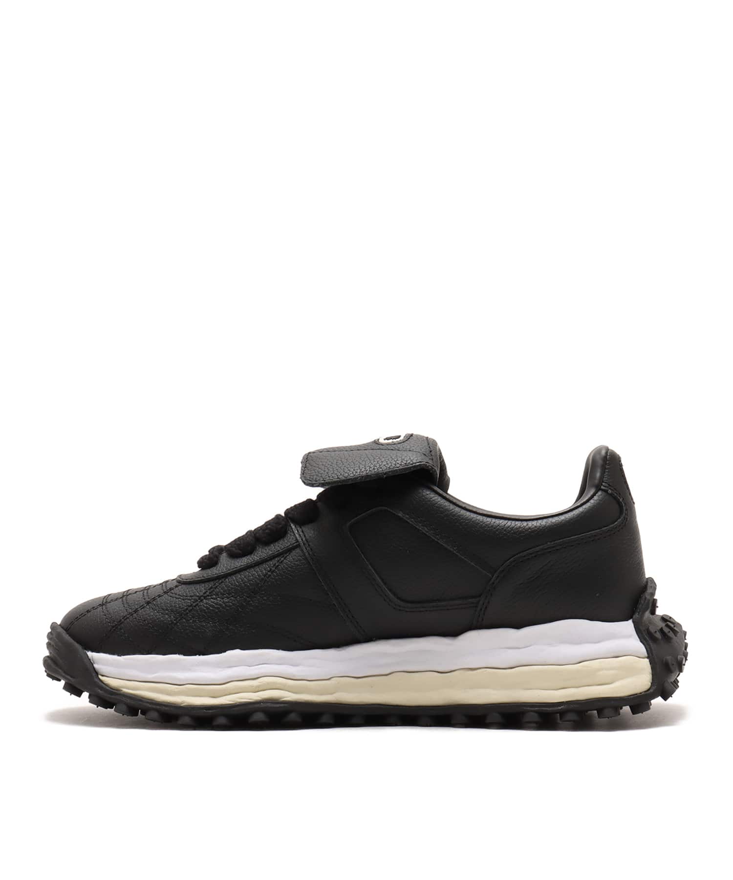 MAISON MIHARA YASUHIRO SCOTT LEATHER LOW ブラックの画像