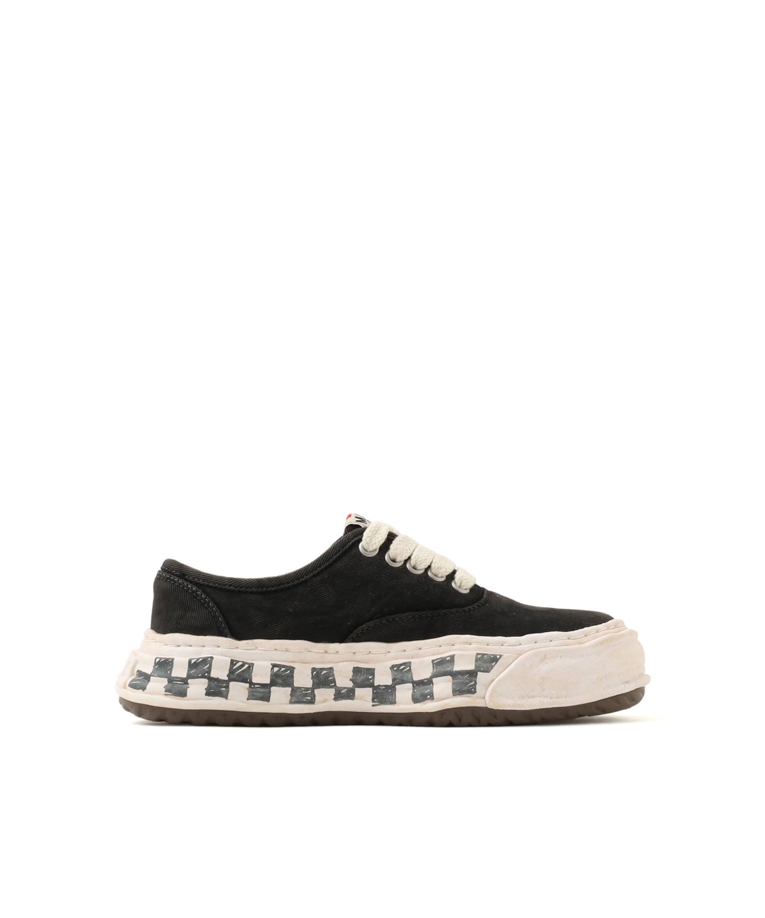 MAISON MIHARA YASUHIRO BAKER26 GRAFFITI SOLE LOW-TOP SNEAKERS ブラックの画像