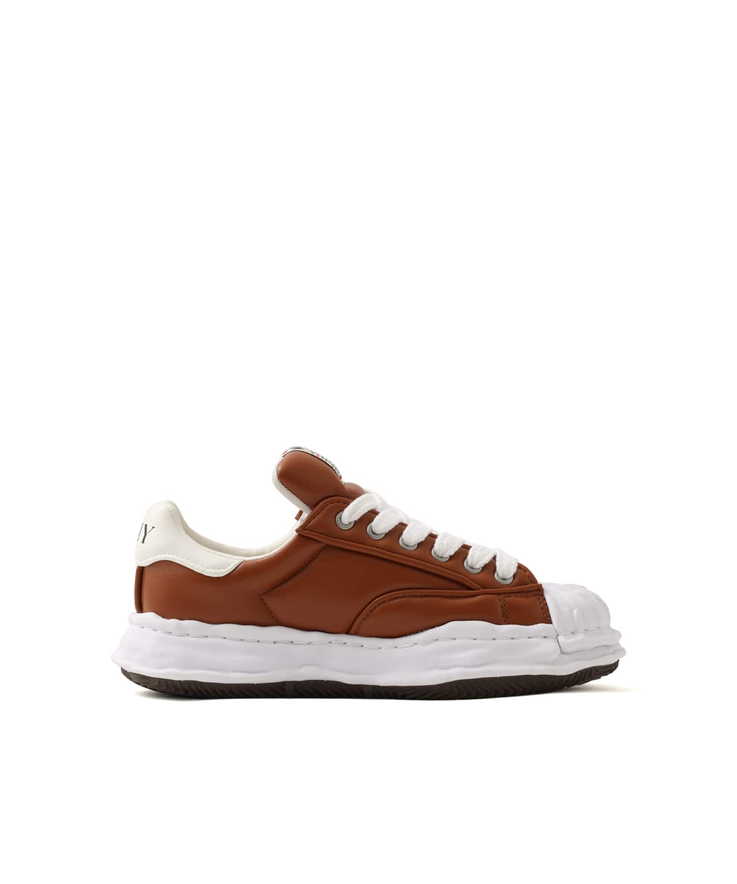 MAISON MIHARA YASUHIRO BLAKEY PUFFER LOW-TOP SNEAKERS ブラウンの画像