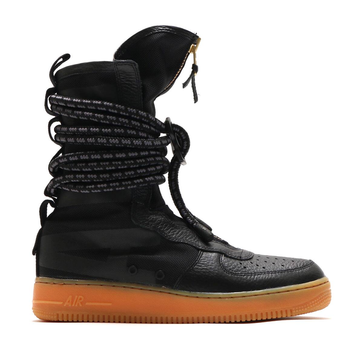 nike sf af1 high black gum