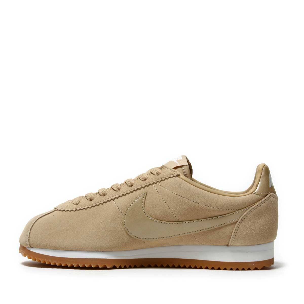nike cortez suede mushroom