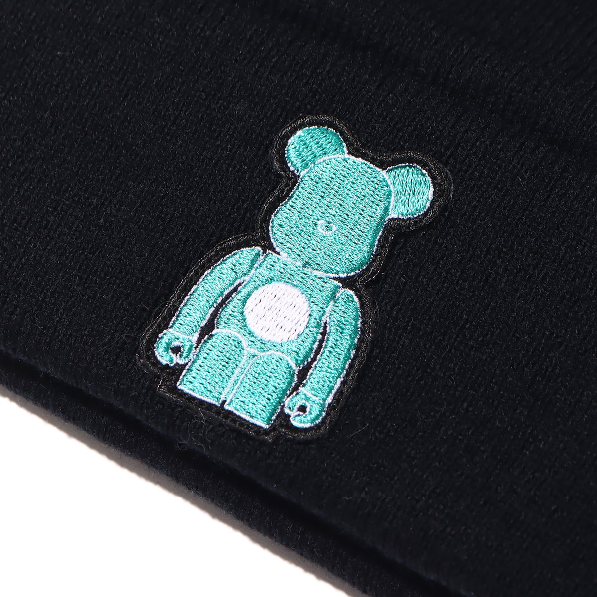 atmos X BE@RBRICK X WIND AND SEA BE@R BEANIE BLACK 22HO-S