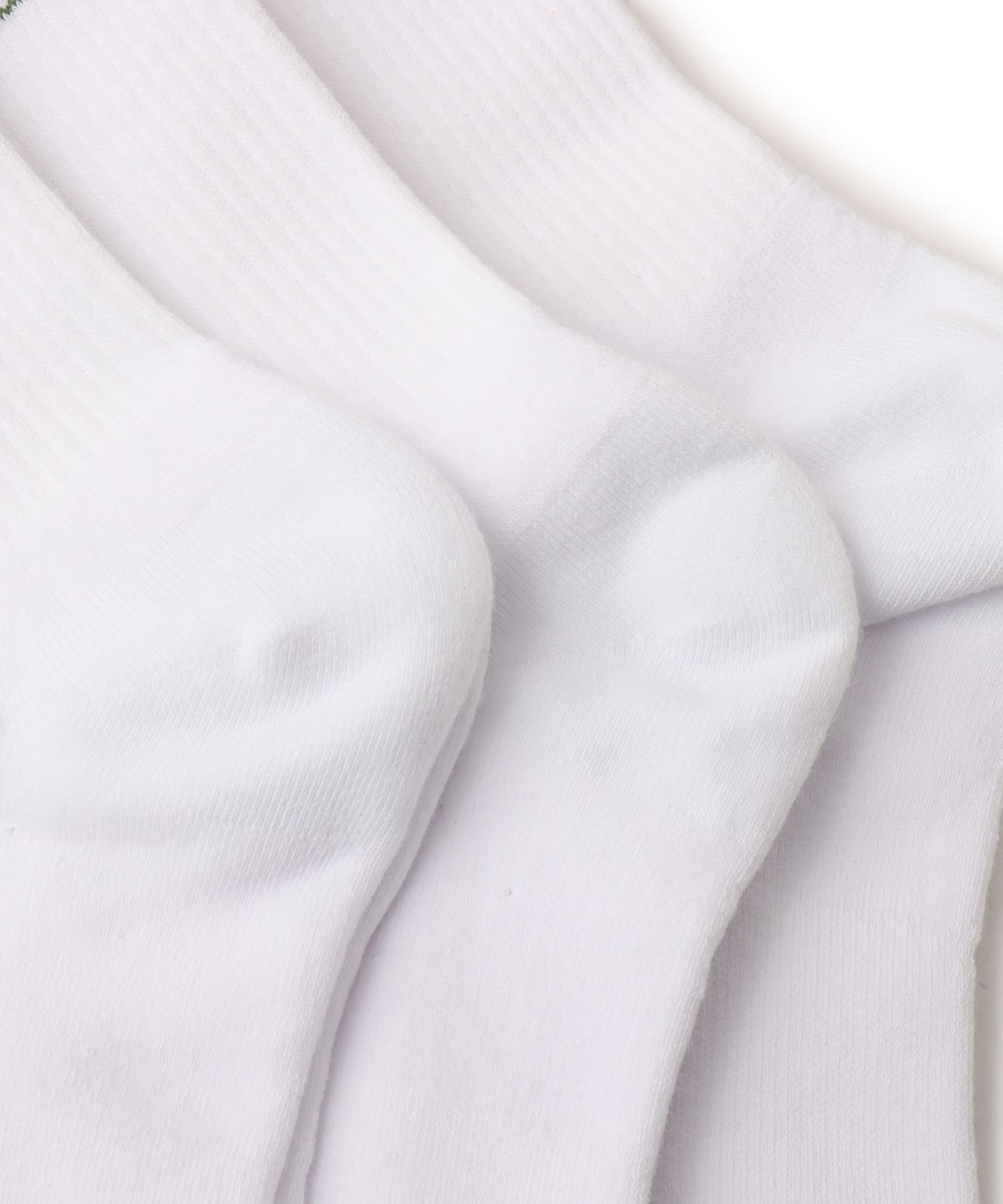 New Balance NB Script Logo Quarter Crew 3 Pack ホワイトの画像