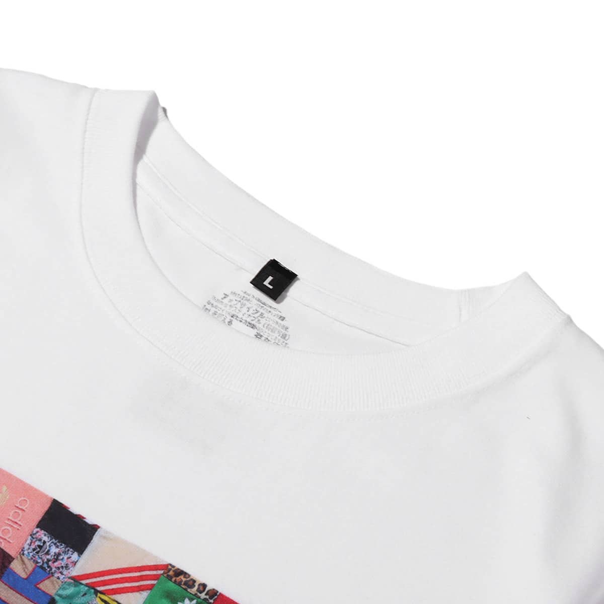 2nd existence PATCHWORK PHOTO TEE WHITE 21SP-Iの画像