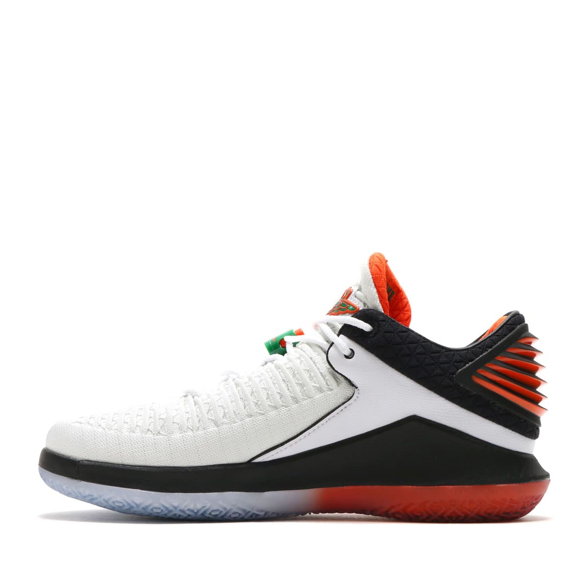 JORDAN BRAND AIR JORDAN XXXII LOW PF WHITE/PINE GREEN-BLACK-RUSH ...