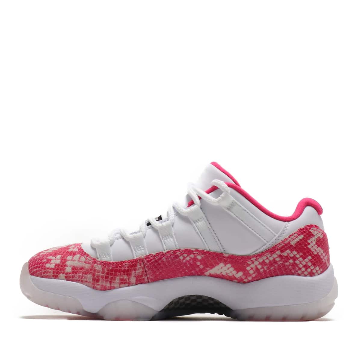 JORDAN BRAND WMNS AIR JORDAN 11 RETRO LOW WHITE/WATERMELON-BLACK 19SU-Sの画像