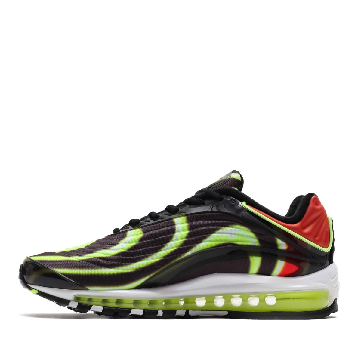 nike air max deluxe black red