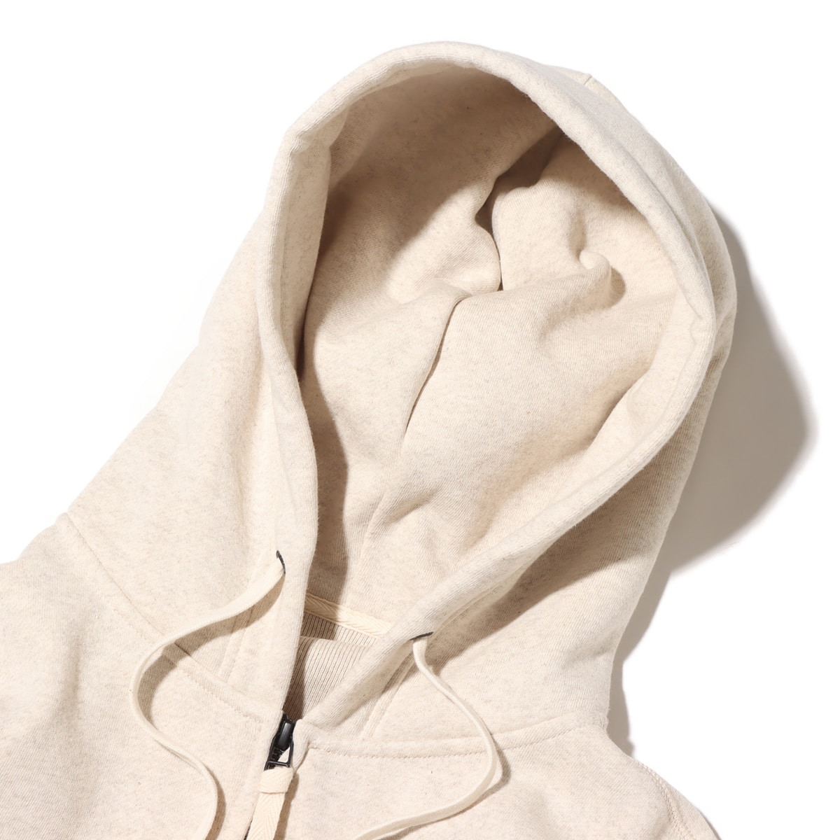 New Balance 1000 SWEAT FULLZIP HOODIE REGULAR FIT オートミール 23FA-Iの画像
