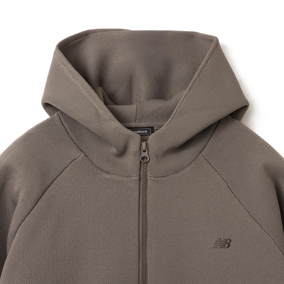 New Balance MET24 Knit Zip Up Hoodie Jacket ドックサイドの画像