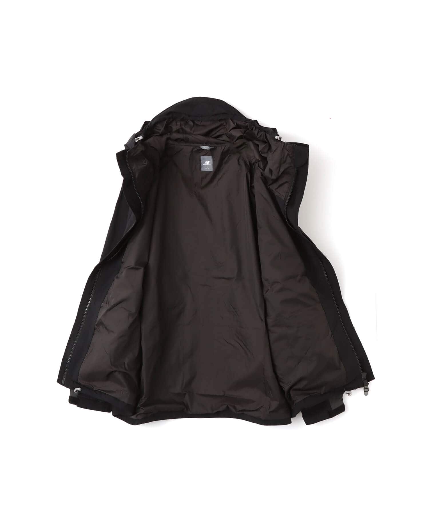 New Balance HOODED TASLAN JACKET ブラックの画像