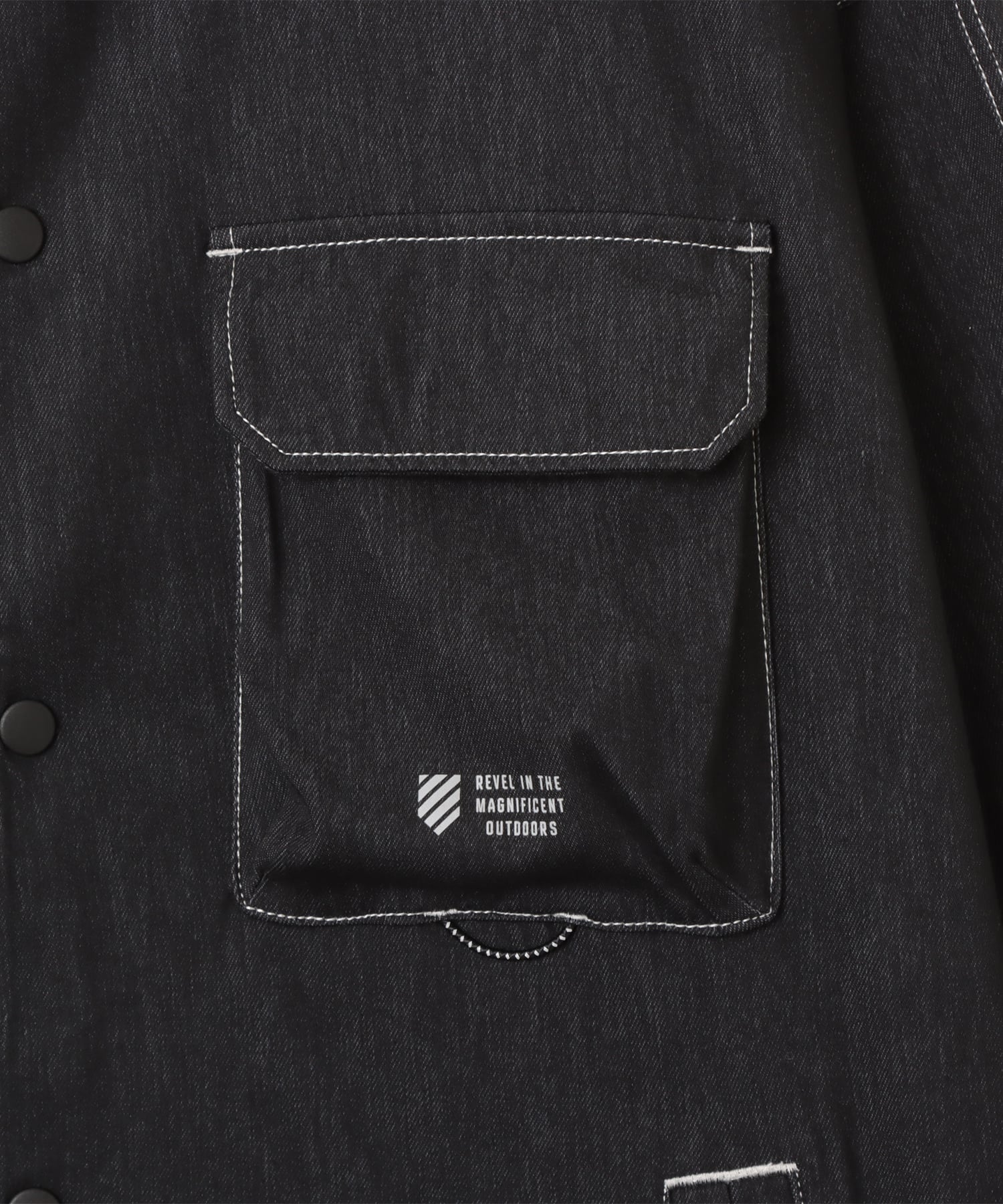 New Balance JERSEY DENIM JACKET キャステルロックの画像