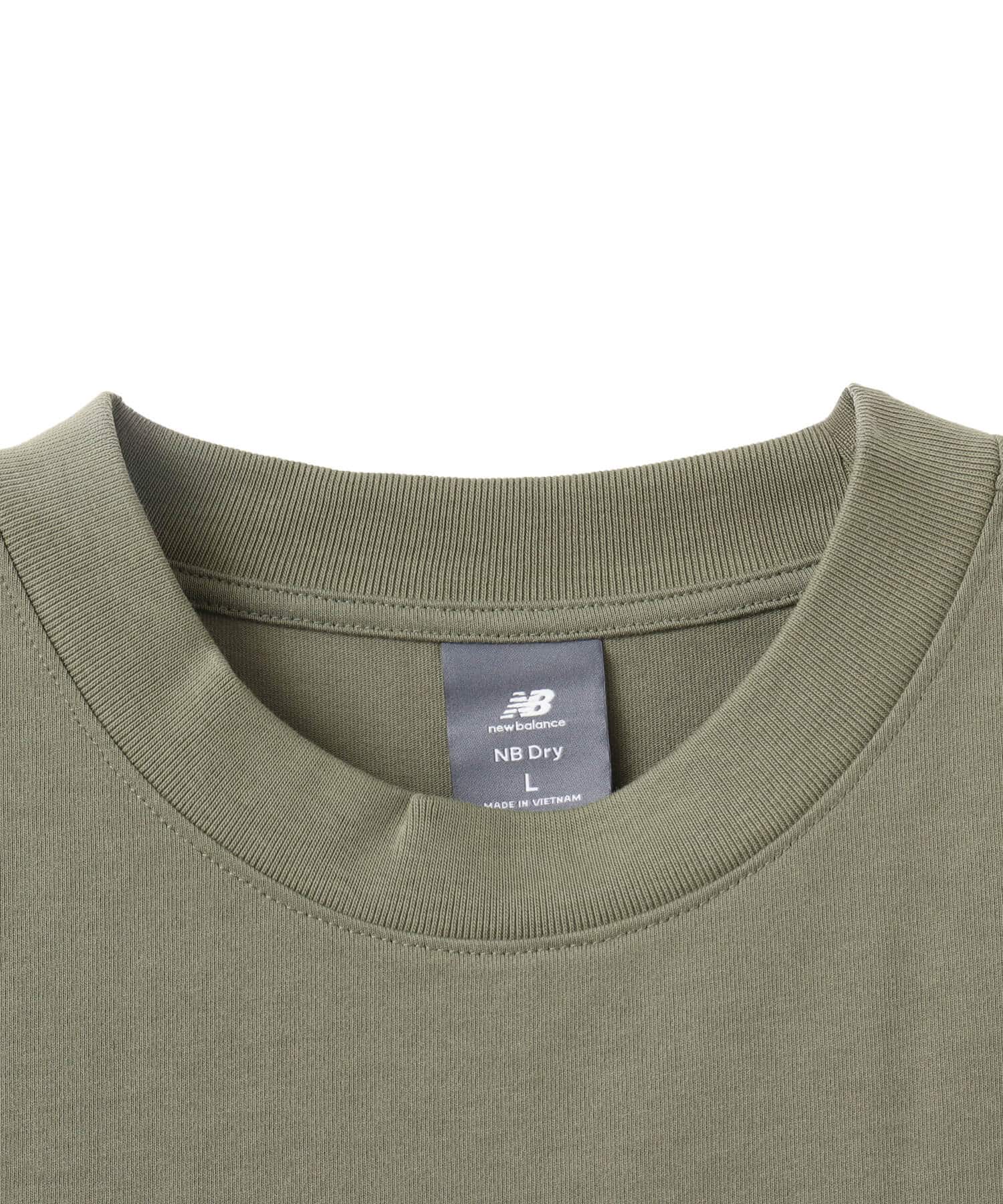 New Balance SHORT SLEEVE T SHIRTS ダークオリビンの画像
