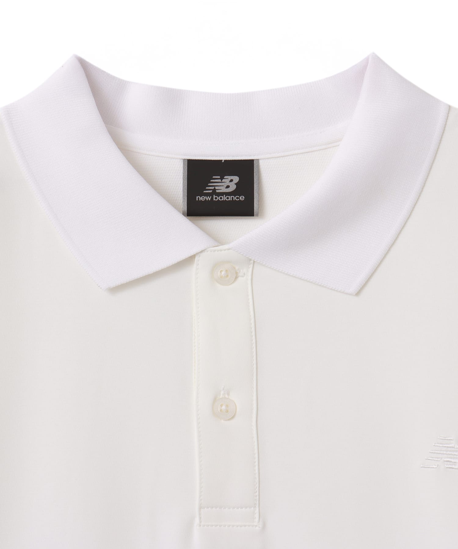 New Balance MET24 Woven Polo Shirt ホワイト（ニューバランス