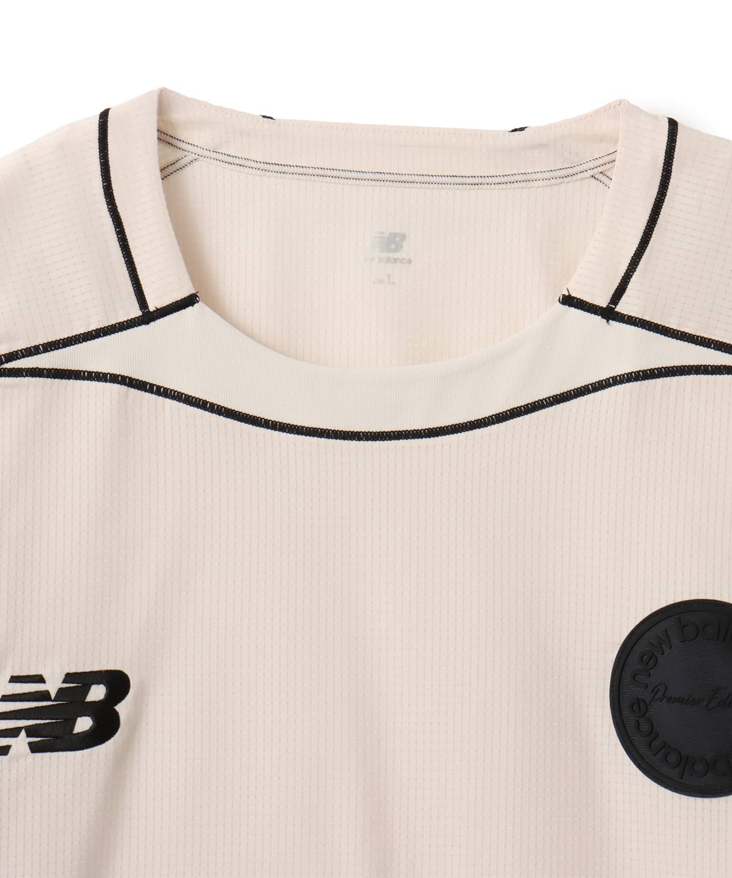 New Balance MESH STRECH WOVEN SHORT SLEEVE SHIRTS シーソルトの画像