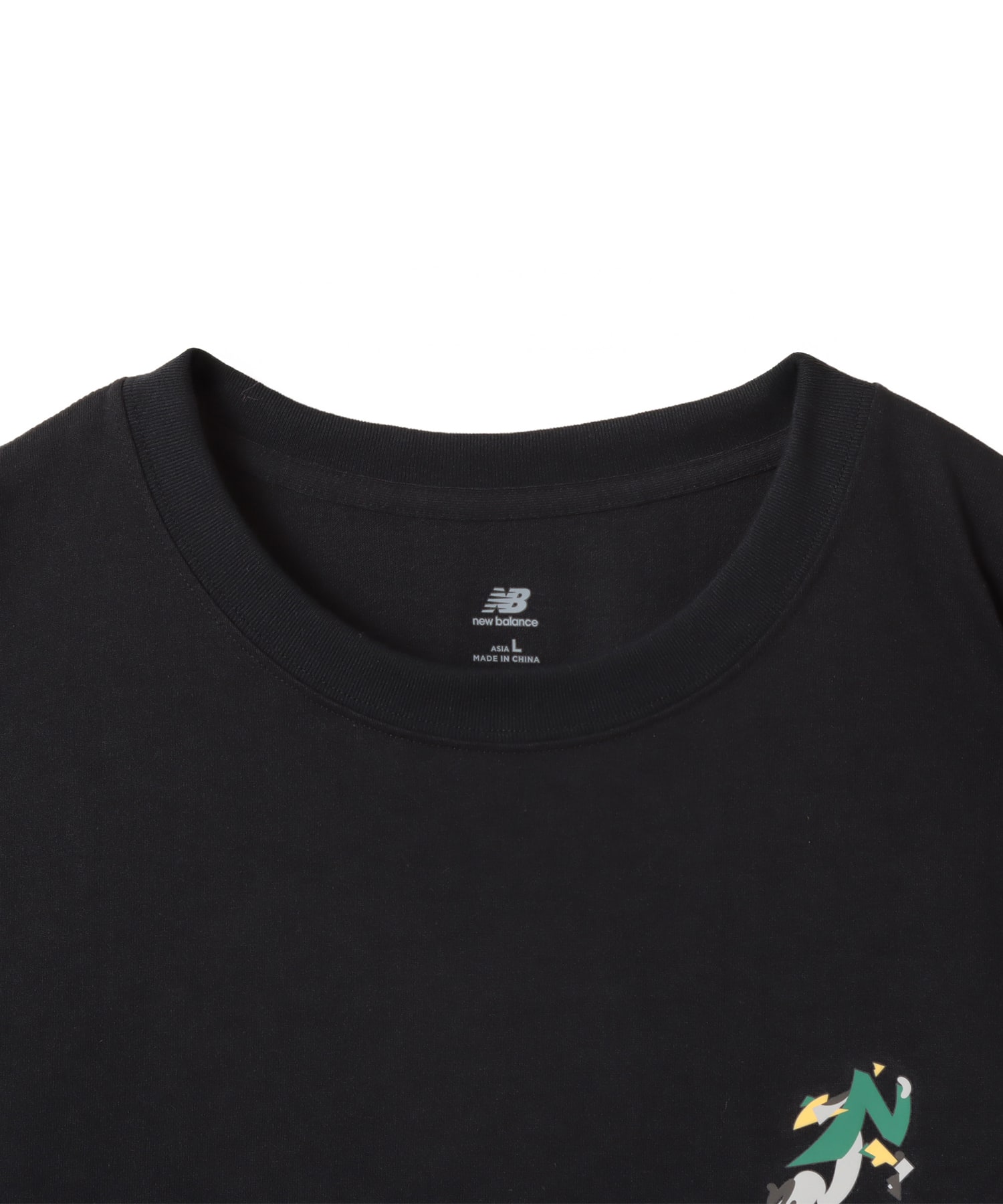 New Balance x GCP Run Chest Graphic T-Shirt BLACKの画像