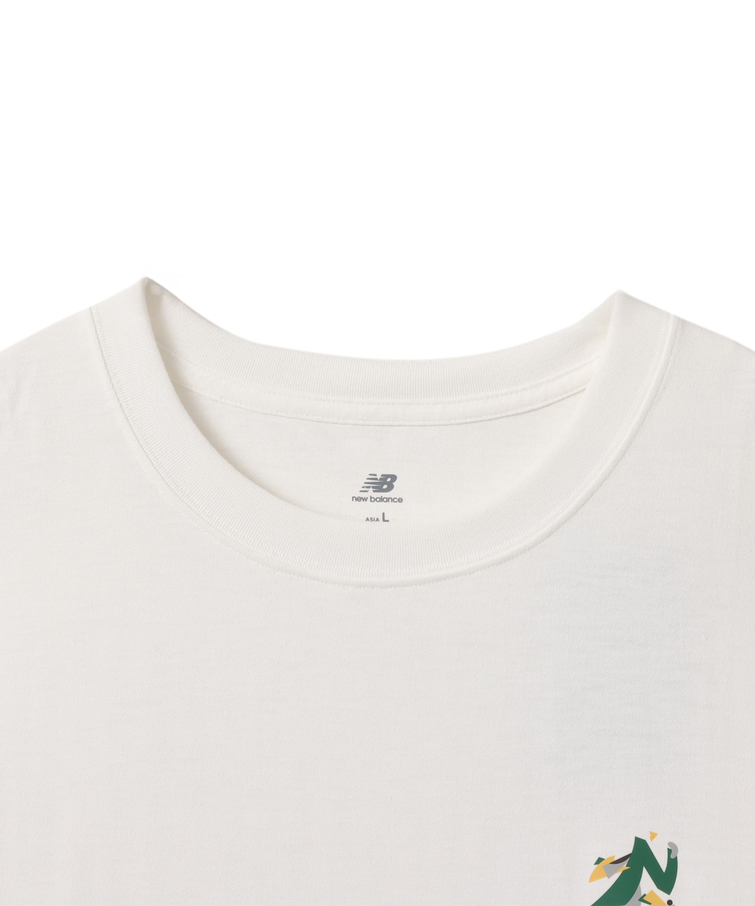 New Balance x GCP Run Chest Graphic T-Shirt WHITEの画像