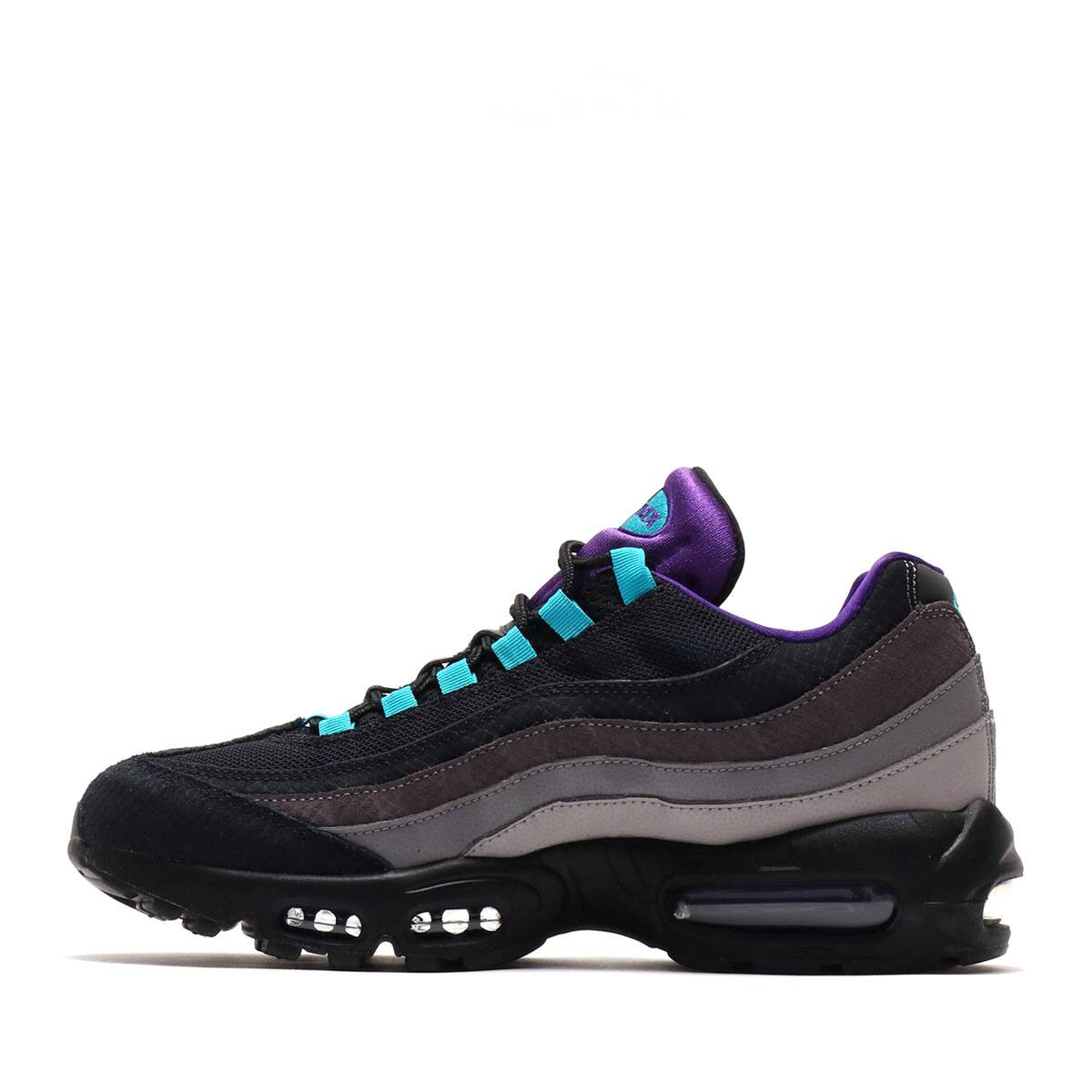 nike air max 95 black court purple teal nebula