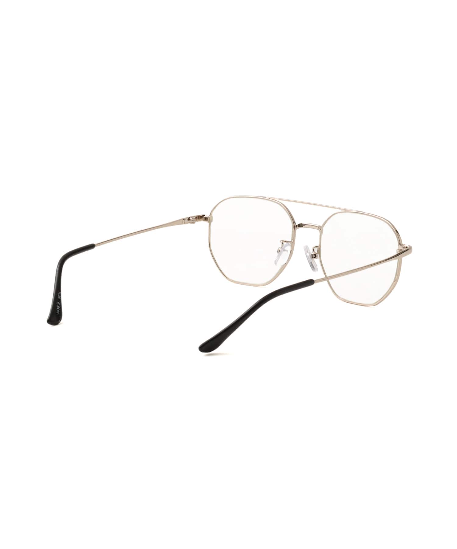 atmos pink Metalic Frame Glasses GOLDの画像