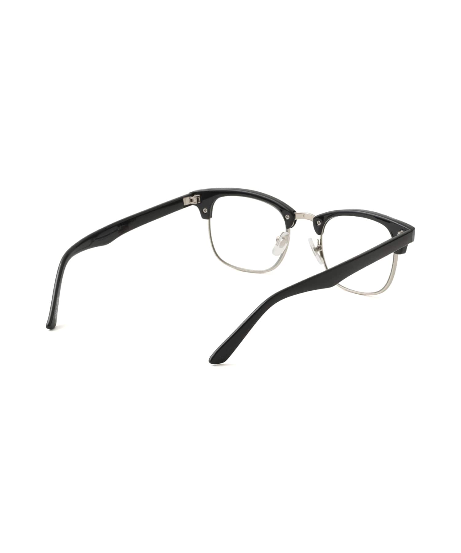 atmos pink Retro Browline Glasses BLACKの画像