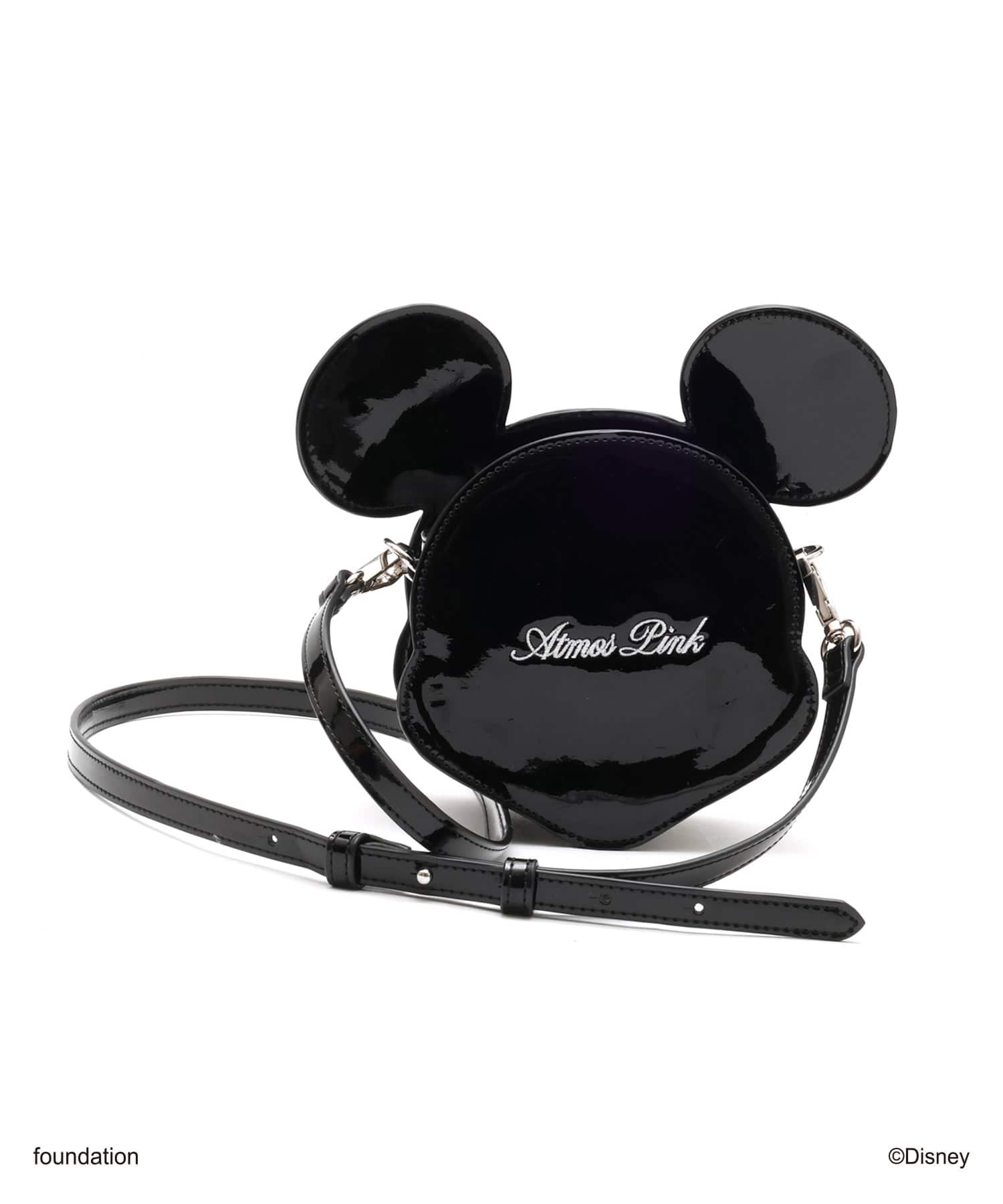 MICKEY & MINNIE / atmos pink Big Face Pouch MICKEYの画像