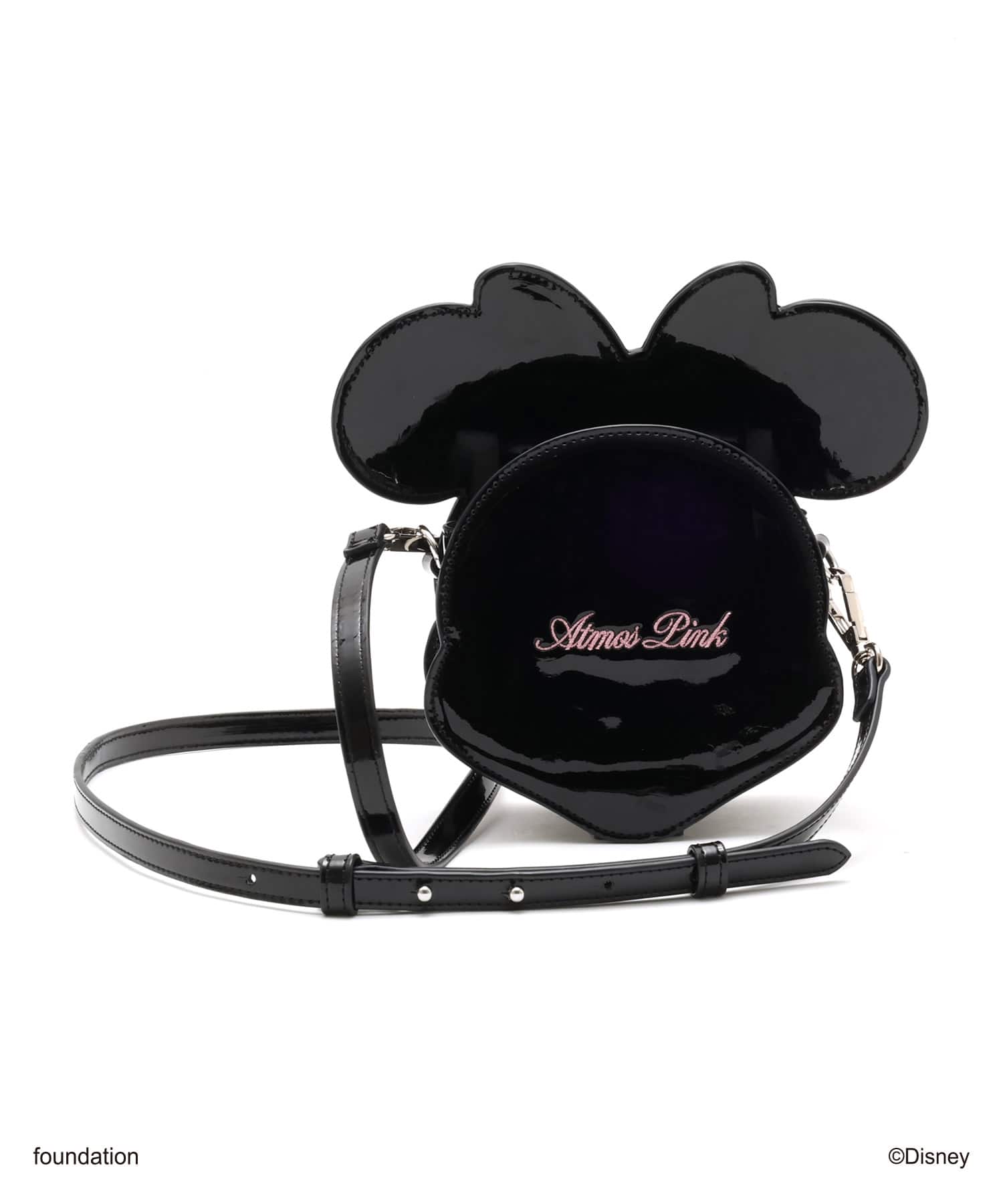 MICKEY & MINNIE / atmos pink Big Face Pouch MINNIEの画像
