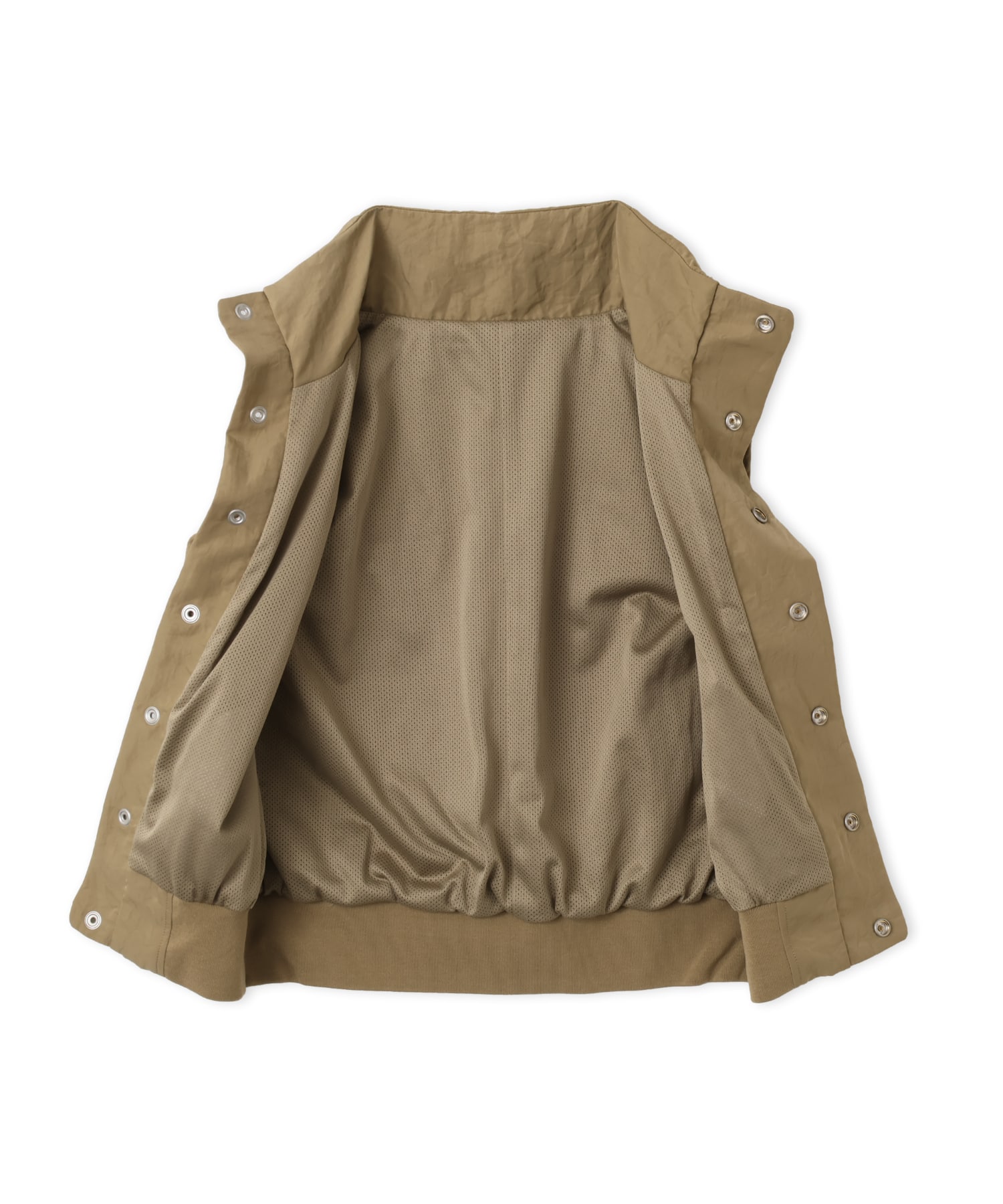 atmos pink Varsity Vest BEIGEの画像