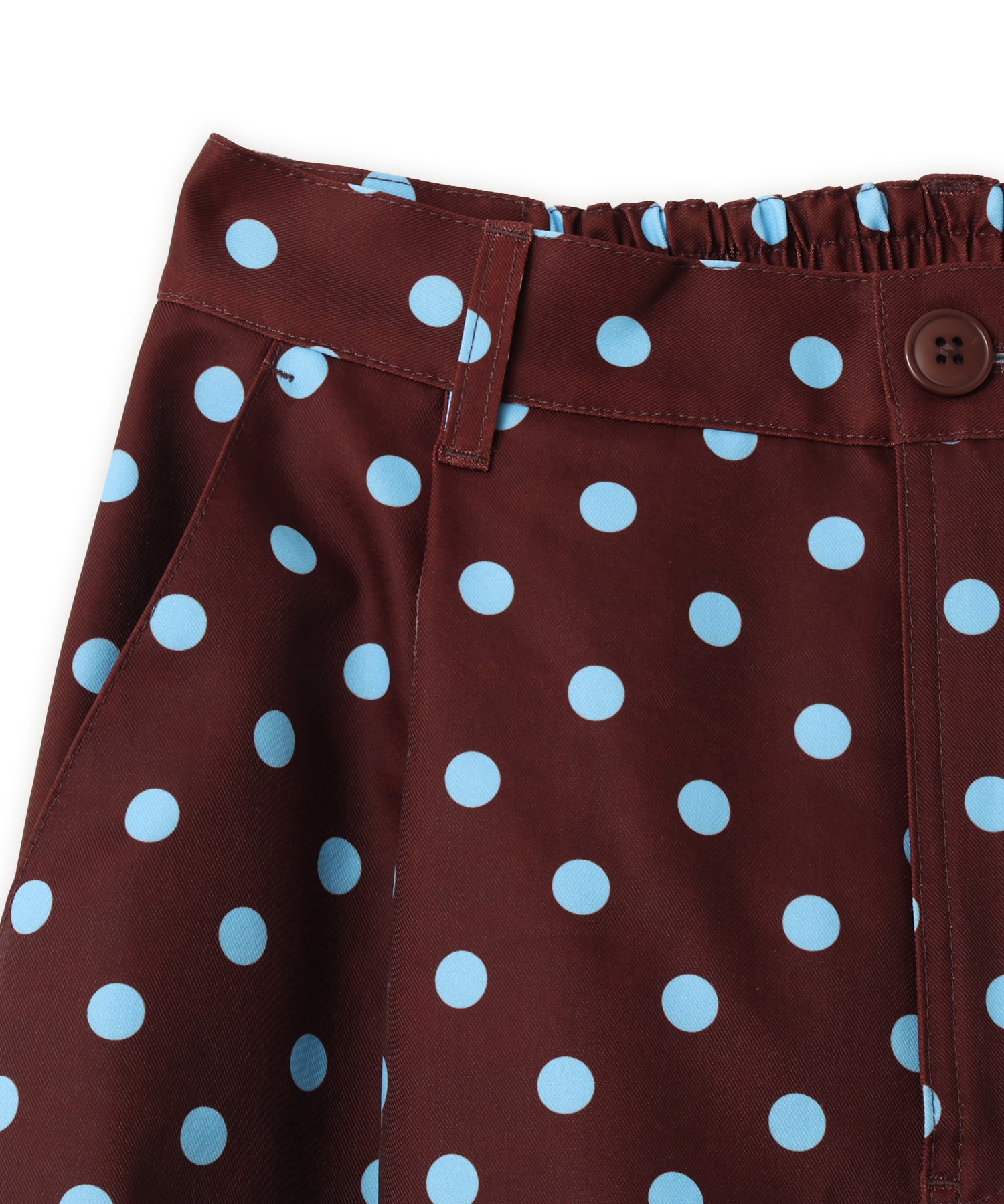 atmos pink Dot Wide Pants BROWNの画像