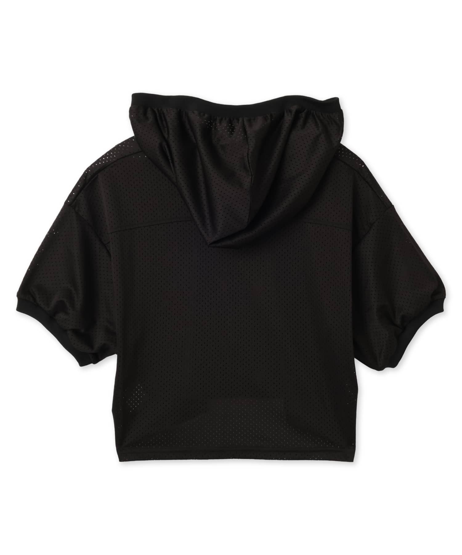atmos pink Mesh LS Hoodie Tops BLACKの画像