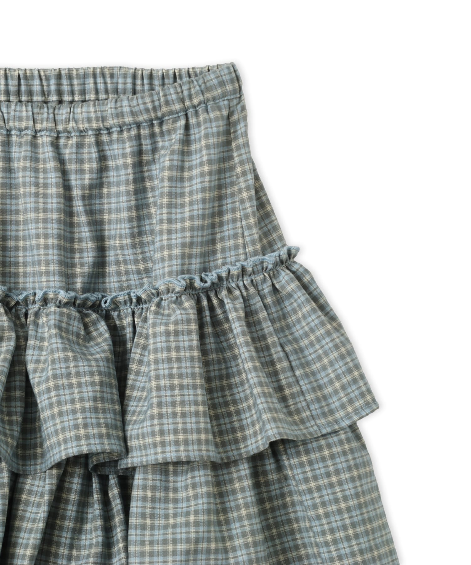 atmos pink Plaid Tiered Skirt MINTの画像