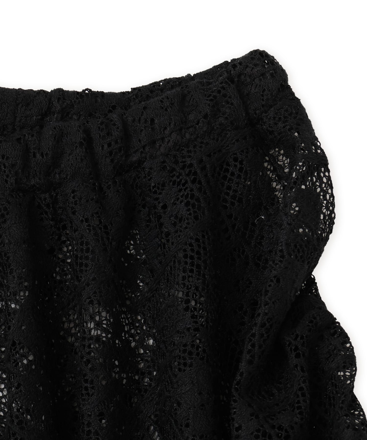 atmos pink Lace Asymmetry Skirt BLACKの画像