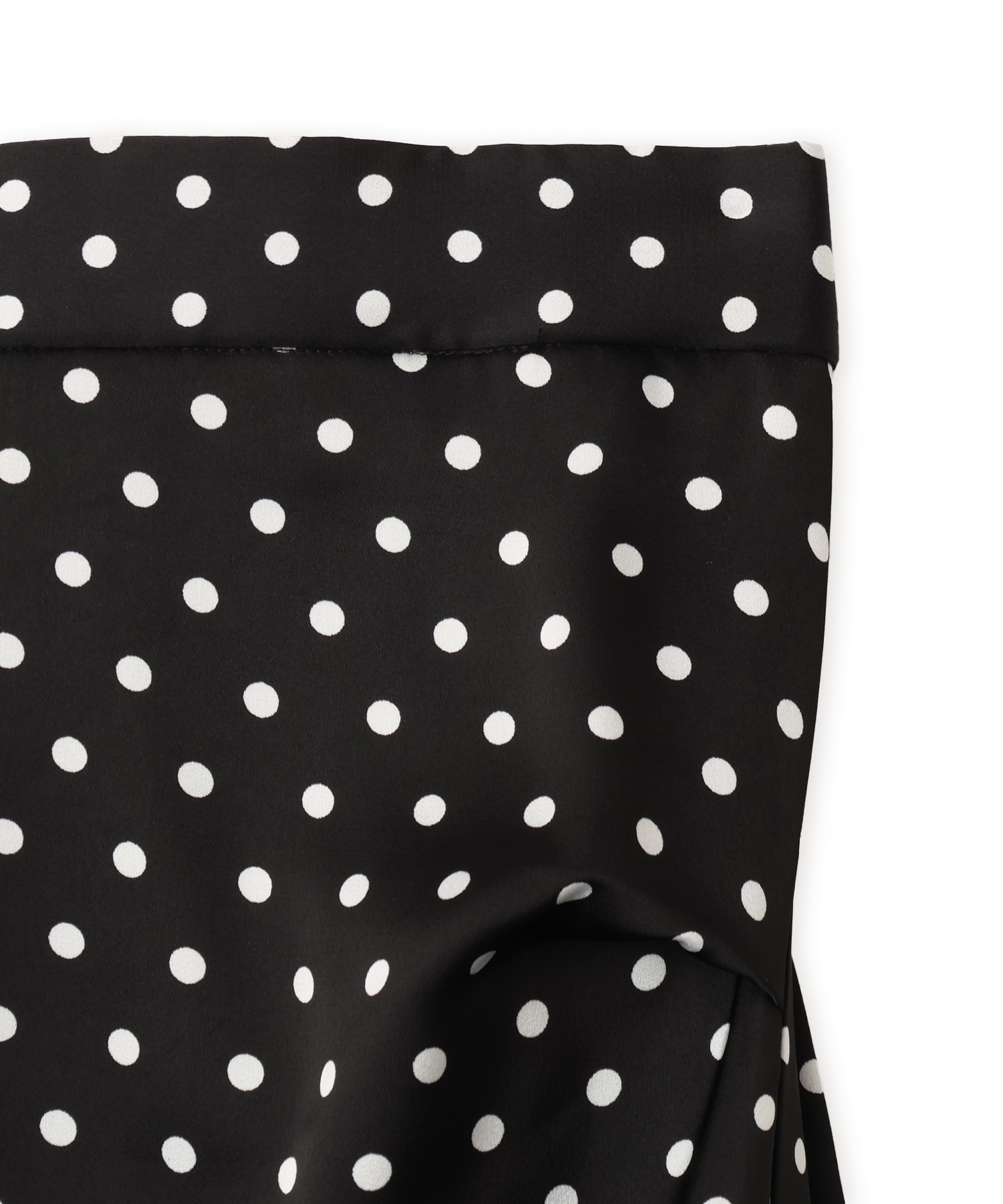 atmos pink Asymmetry Dot Skirt BLACKの画像