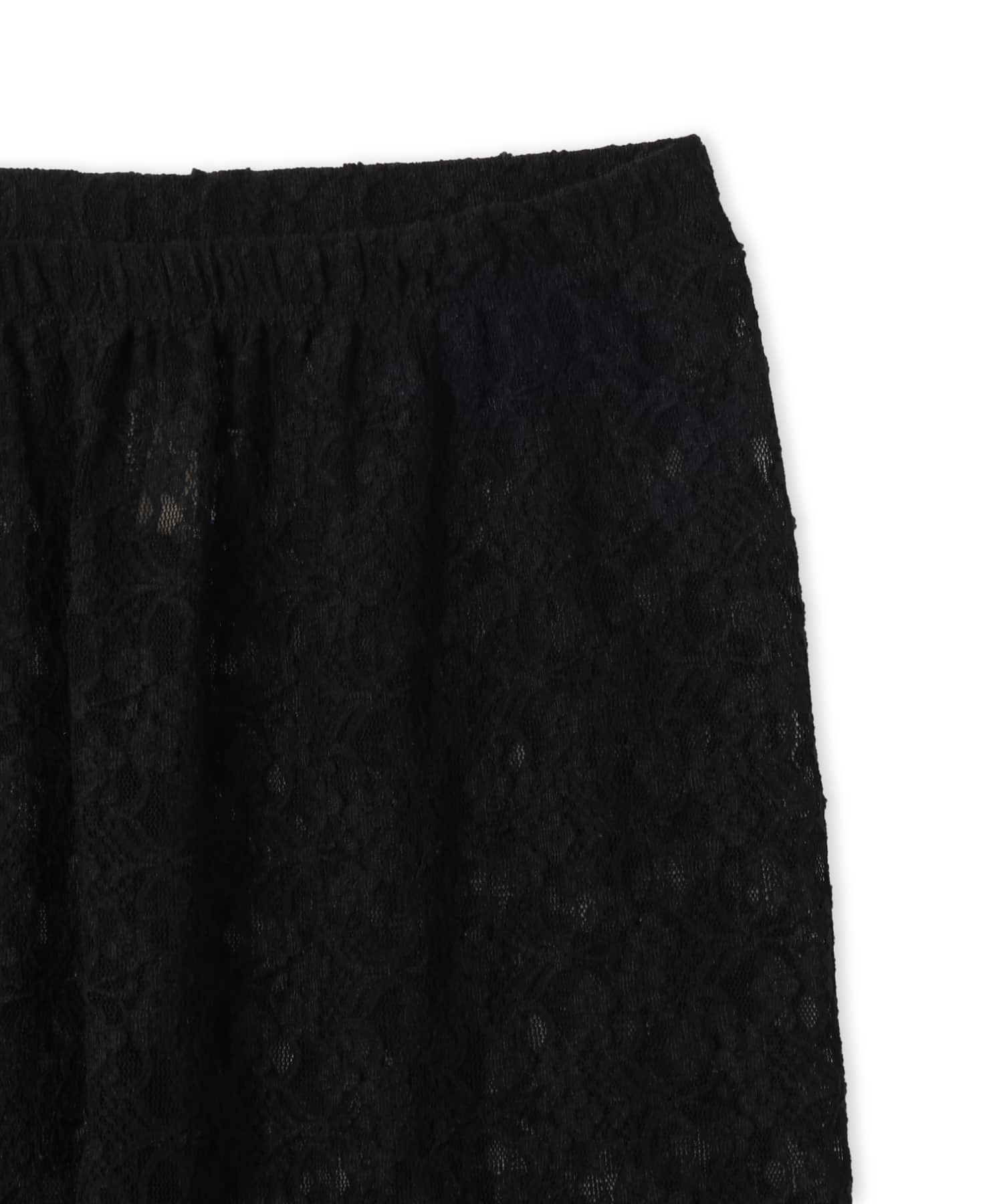 atmos pink Floral Lace Capri Leggings BLACKの画像