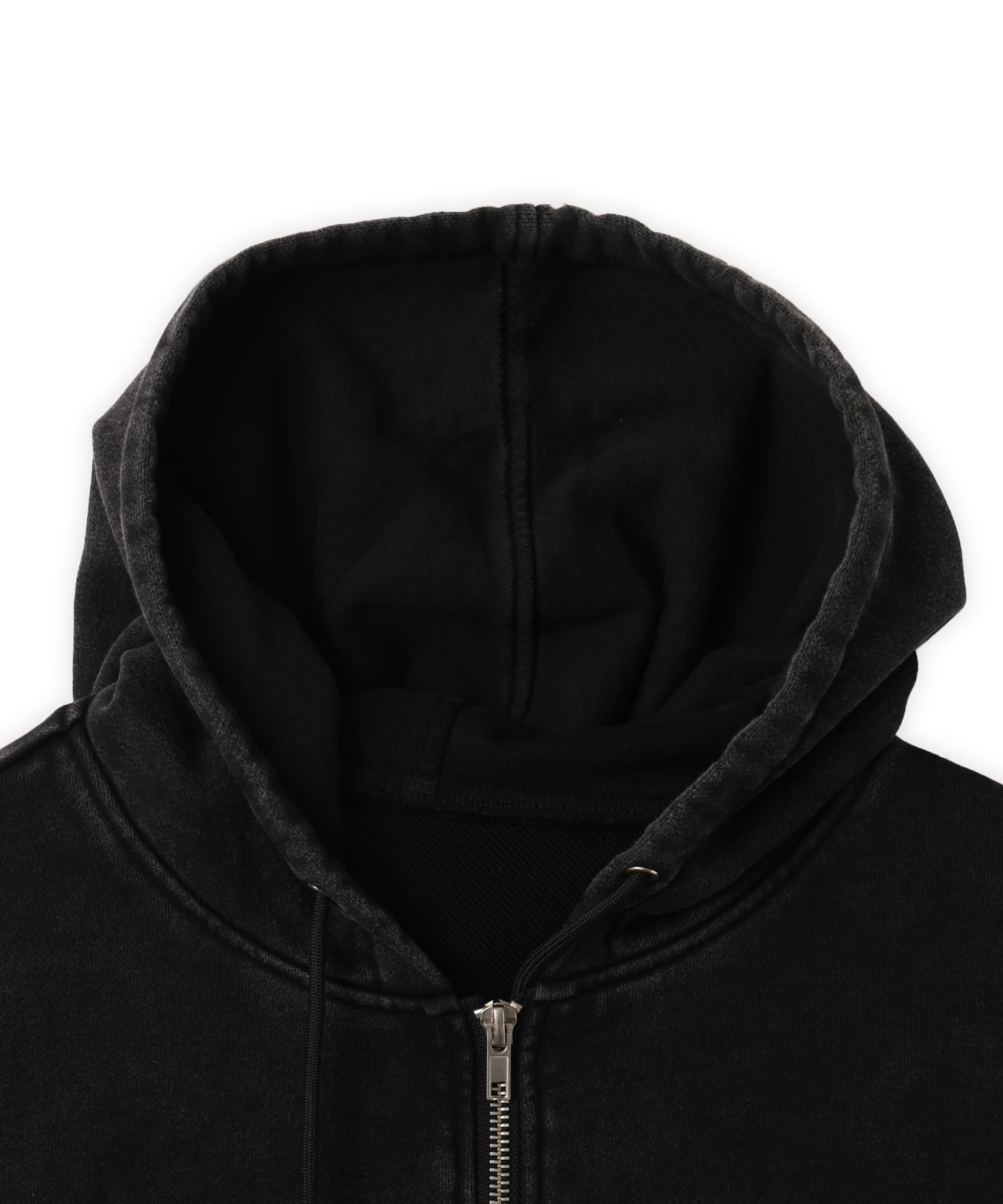 atmos pink Peplum Zip Hoodie BLACKの画像