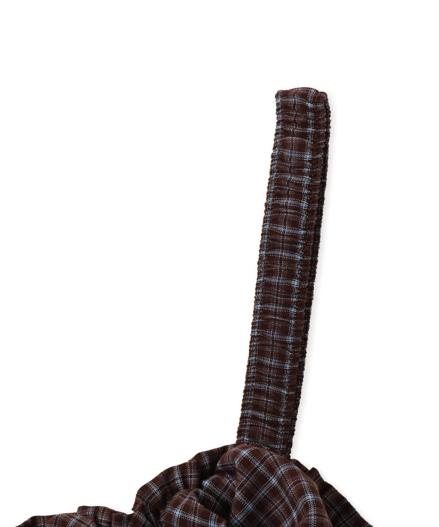 atmos pink Plaid Bustier BROWNの画像