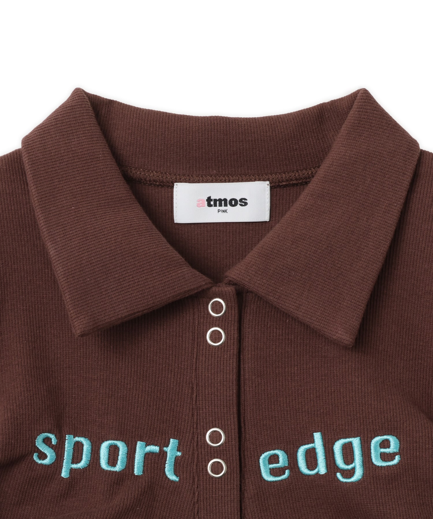 atmos pink Front Gather Tops BROWNの画像