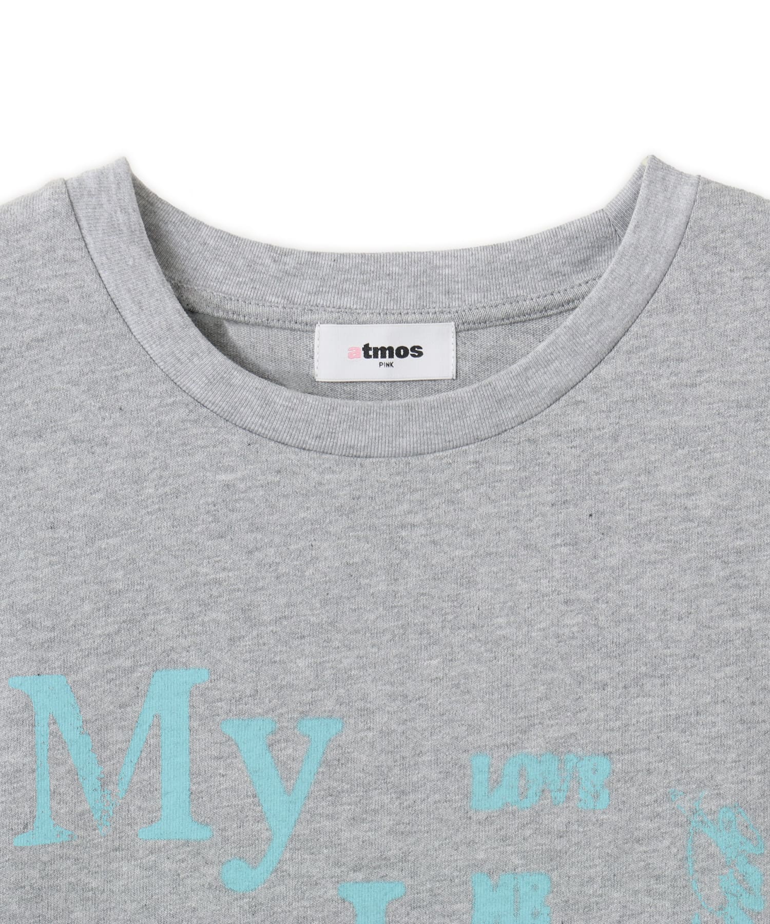 atmos pink Message Big T-shirt GRAYの画像