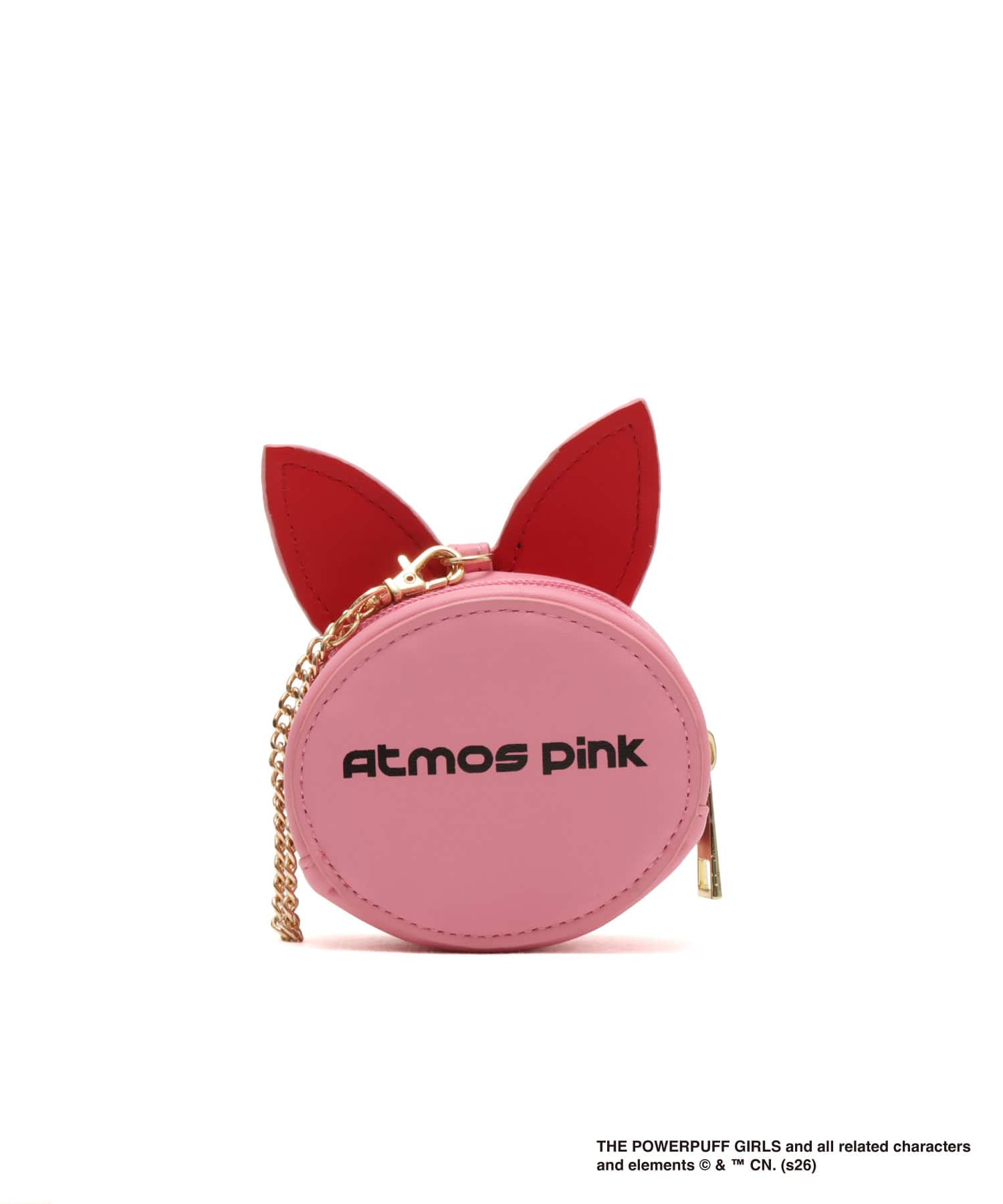 The Powerpuff Girls x atmos pink Pouch REDの画像