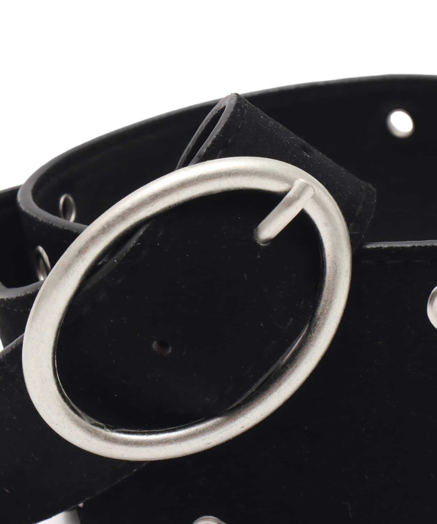 atmos pink Faux Suede Belt BLACKの画像