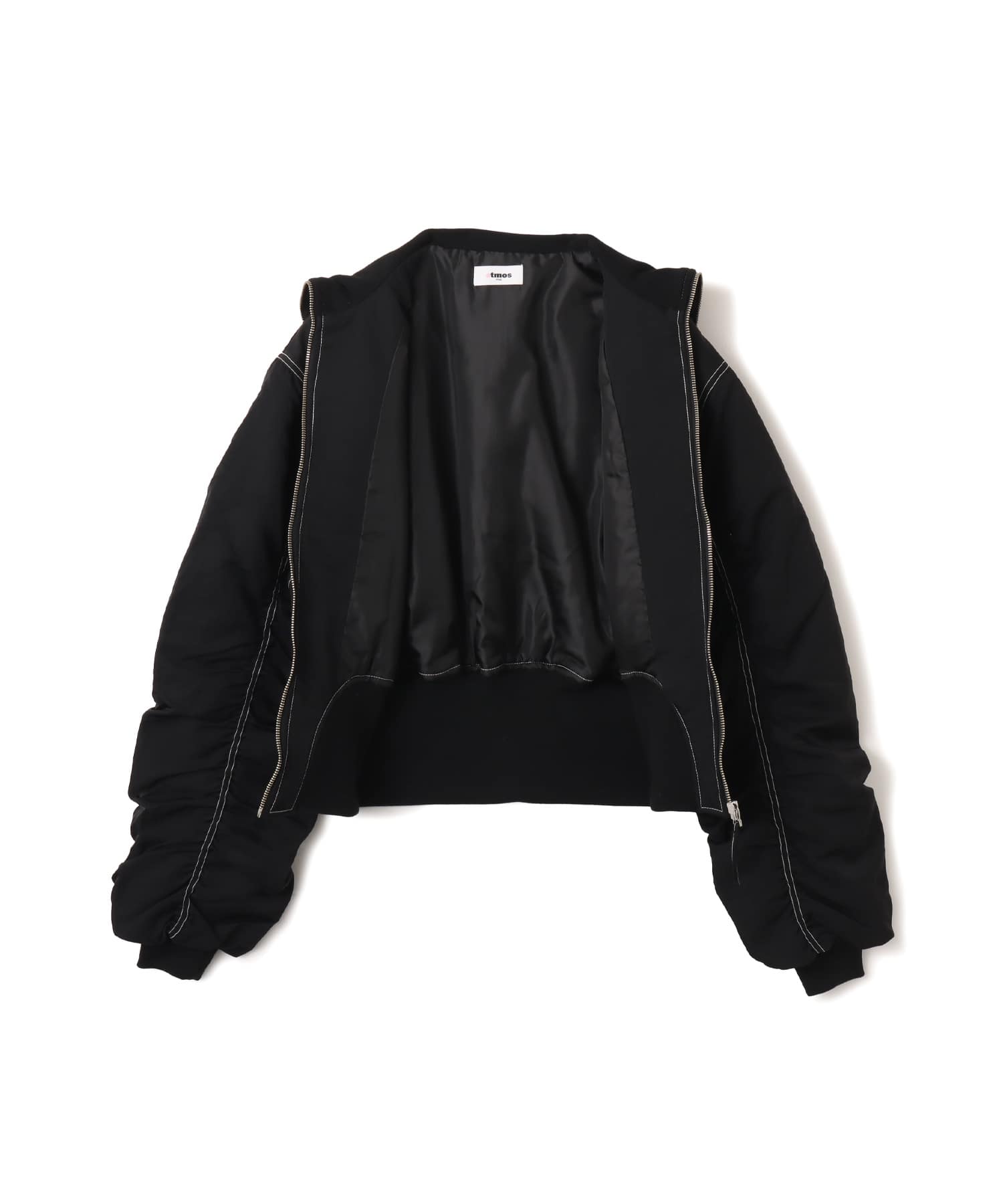 atmos pink Big Collar Bomber Jacket BLACKの画像