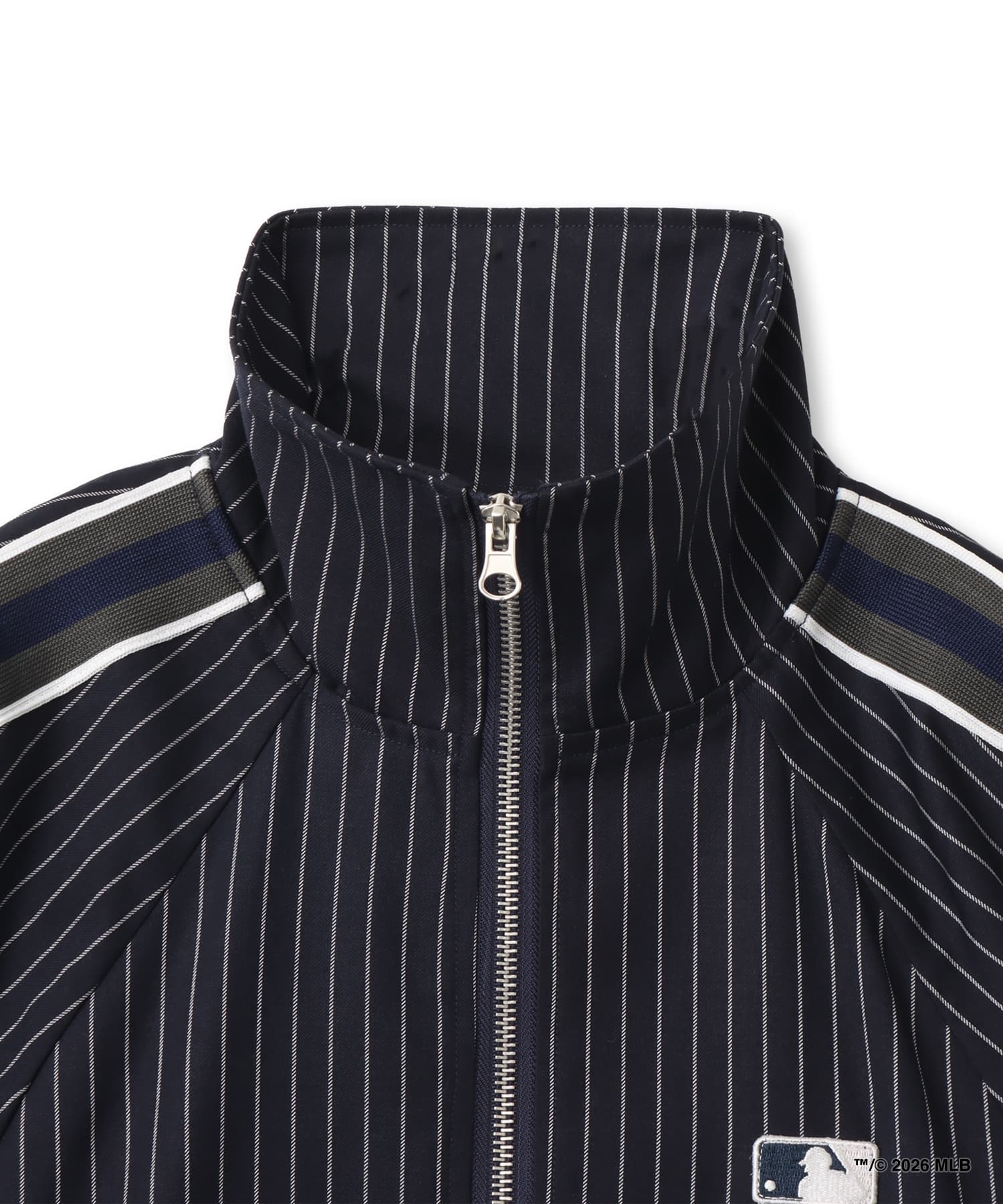 atmos pink x MLB Track Jackt NAVYの画像