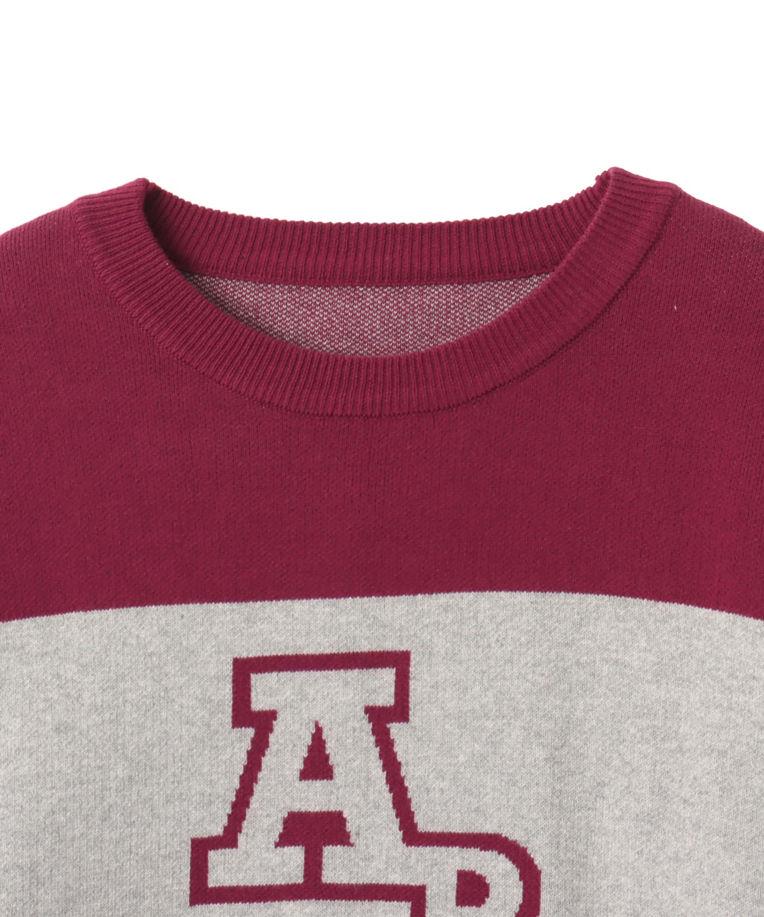 atmos pink Rugger Knit Top GRAYの画像